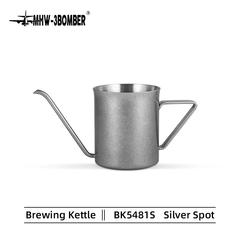 Coffee Pour Over Kettle Stainless Steel Drip Coffee Kettle Elf Ear Handle Slender Spout Drip Coffee Tools