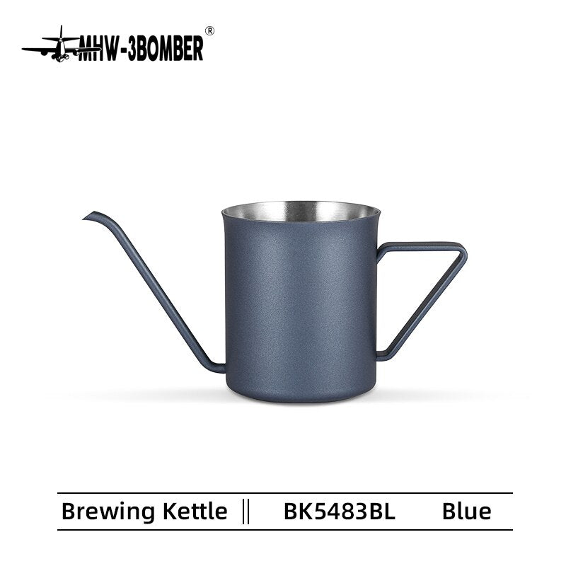 Coffee Pour Over Kettle Stainless Steel Drip Coffee Kettle Elf Ear Handle Slender Spout Drip Coffee Tools