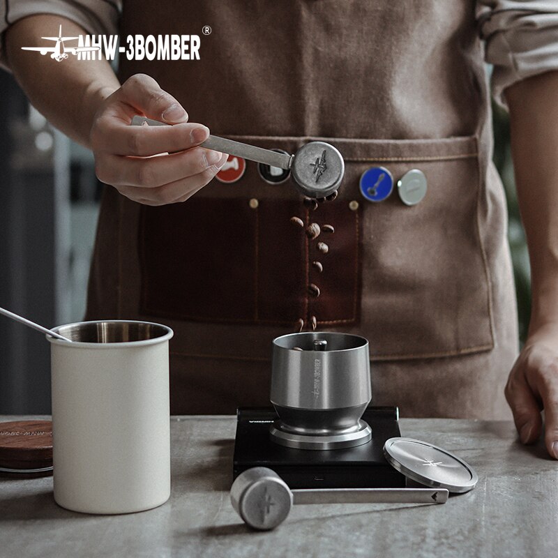 Coffee Scoop 8g Stainless Steel Long Handle Espresso Measuring Scoop Coffee Beans Spoon For Barista