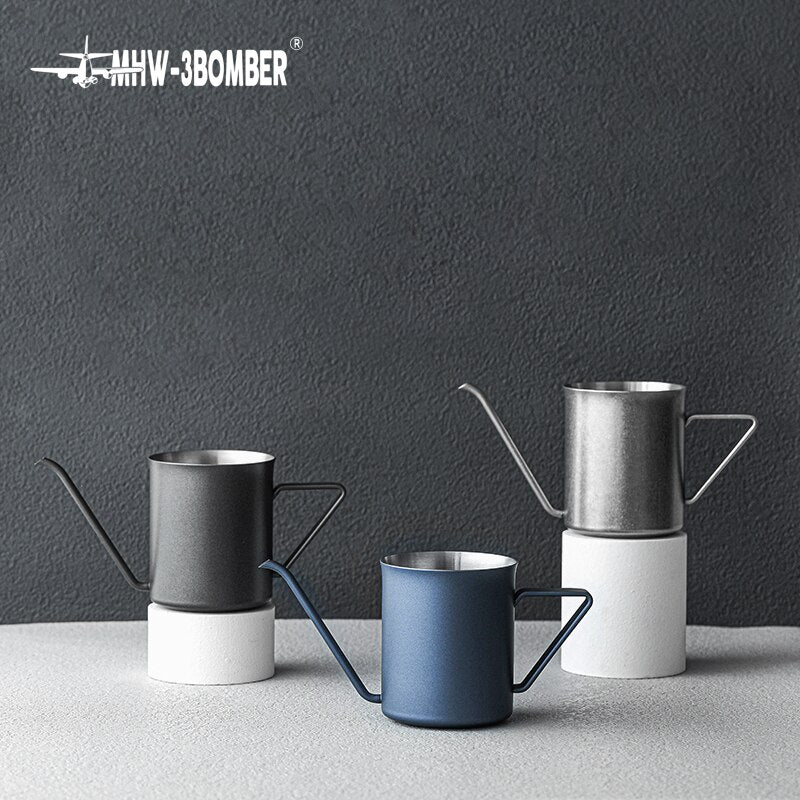 Coffee Pour Over Kettle Stainless Steel Drip Coffee Kettle Elf Ear Handle Slender Spout Drip Coffee Tools