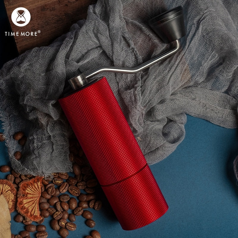 TIMEMORE Manual Grinder Chestnuts C2 C3 Up Hand Adjustable Coffee Burr Steel core Send Cleaning Brush For Kitchen