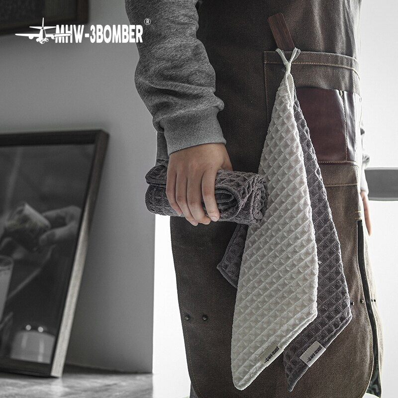 MHW-3BOMBER Coffee Bar Towel Cleaning Tools Barista Accesories Easy To Clean Convenient Storage Espresso Tools