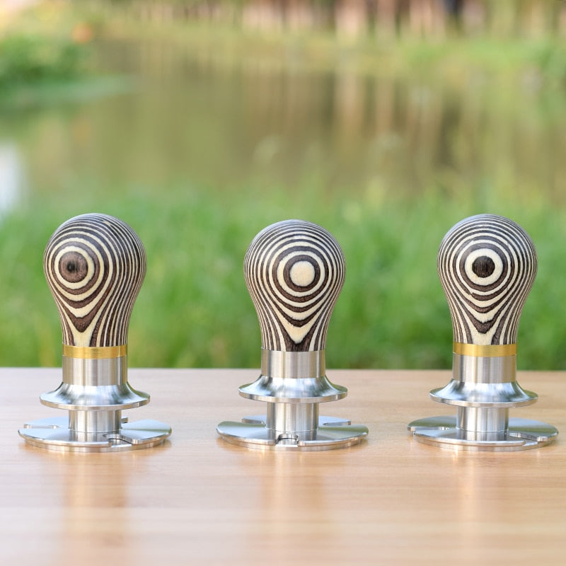 espresso calibrated coffee tamper with steady pressure anti pressure deviation design Adjustable depth design58.35mm