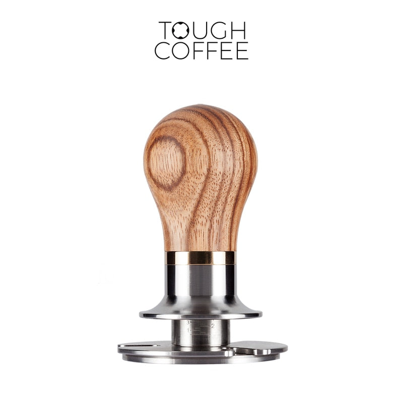 espresso calibrated coffee tamper with steady pressure anti pressure deviation design Adjustable depth design58.35mm