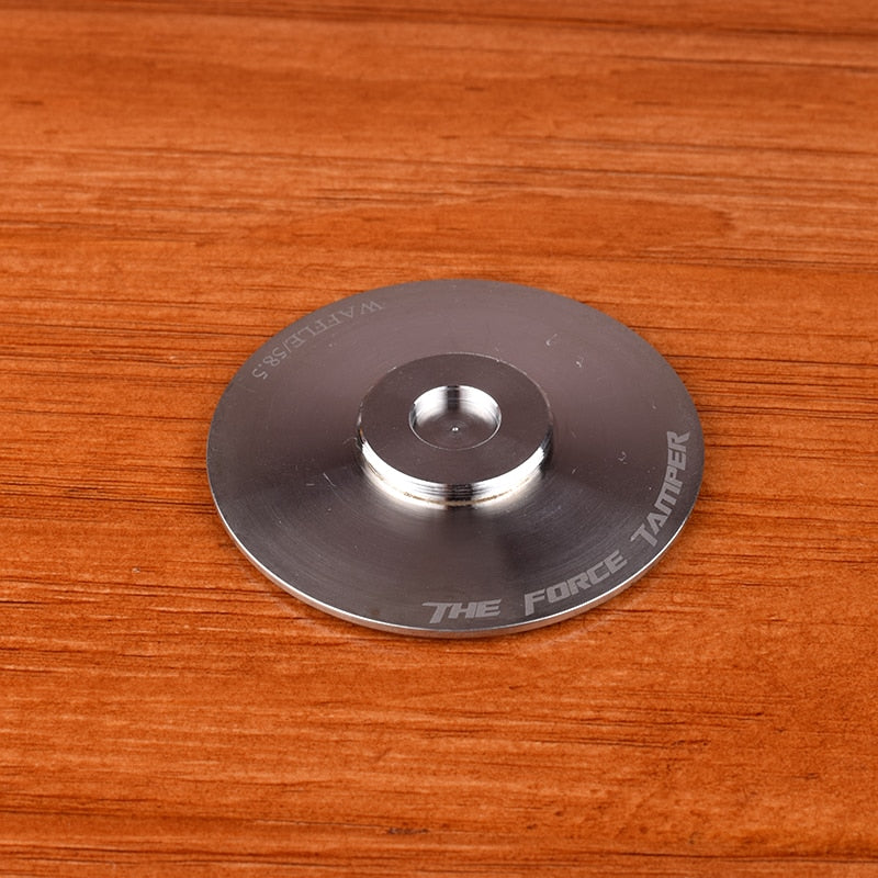 The base of The force tamper parts D-ripple/flat/waffle base 58.5mm the force tamper holder