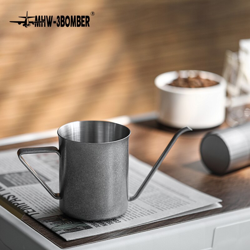 Coffee Pour Over Kettle Stainless Steel Drip Coffee Kettle Elf Ear Handle Slender Spout Drip Coffee Tools