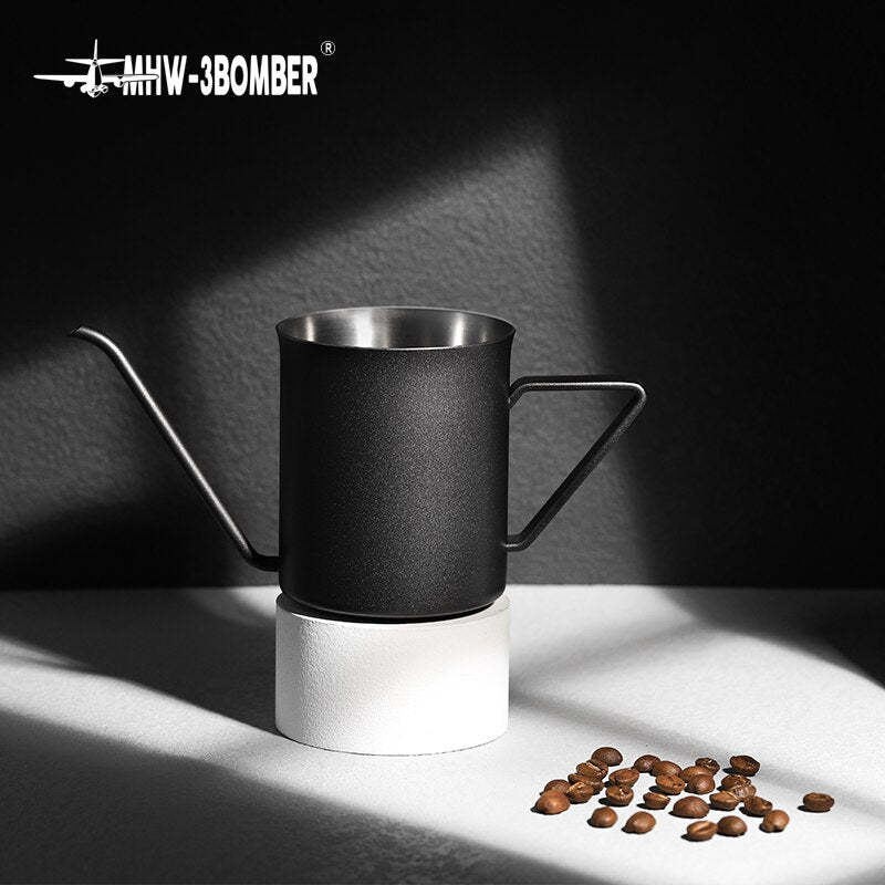 Coffee Pour Over Kettle Stainless Steel Drip Coffee Kettle Elf Ear Handle Slender Spout Drip Coffee Tools