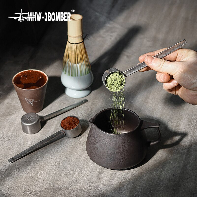 Coffee Scoop 8g Stainless Steel Long Handle Espresso Measuring Scoop Coffee Beans Spoon For Barista