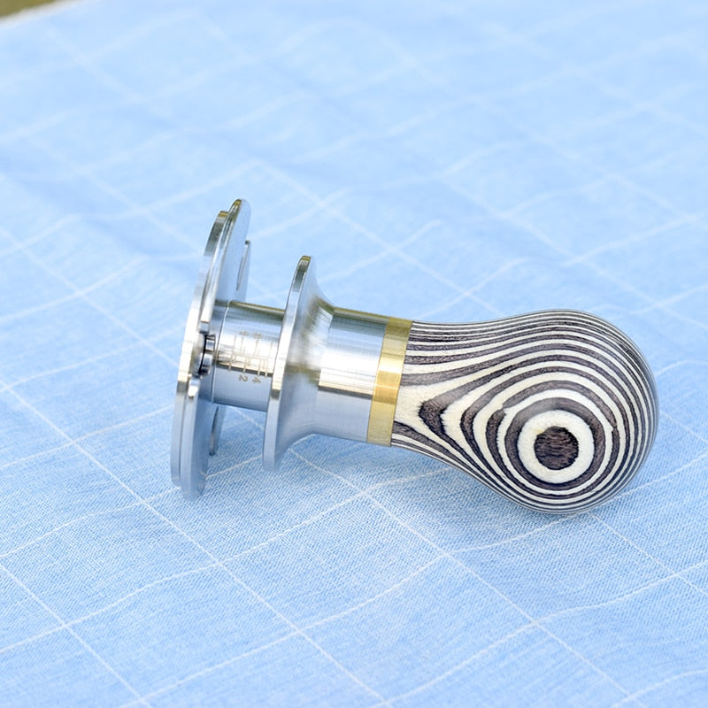 espresso calibrated coffee tamper with steady pressure anti pressure deviation design Adjustable depth design58.35mm