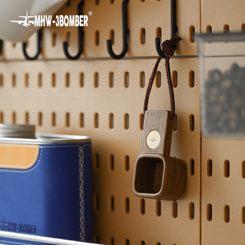 MHW-3BOMBER Wooden Coffee Spoons Coffee Measuring Scoop for Ground 10g Beans Tea Sugar Delicate Home Barista Accessories