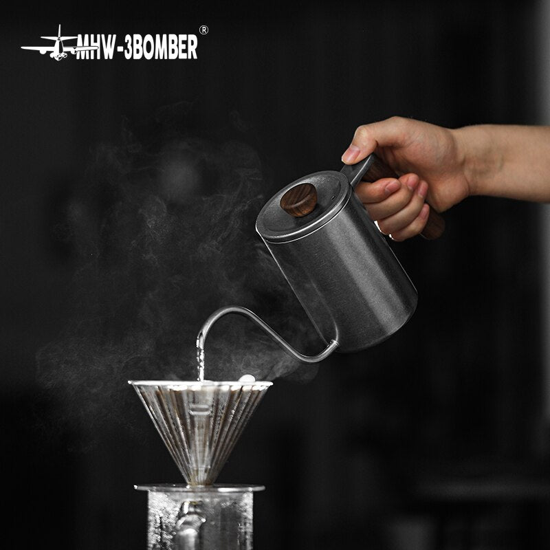 Planet Hand Brewing Kettle Kettle Gooseneck Spout Drip Coffee Maker Kettle Pour Over Pot Set Goose Necked Kettle