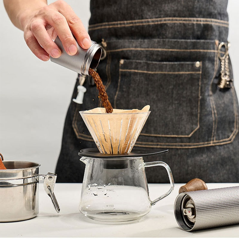 Manual Coffee Grinders Conical Coffee Machine Coffee Bean Miller Aluminum Rhombus Body 420 S/S Grinding Core Solid Wood Handle