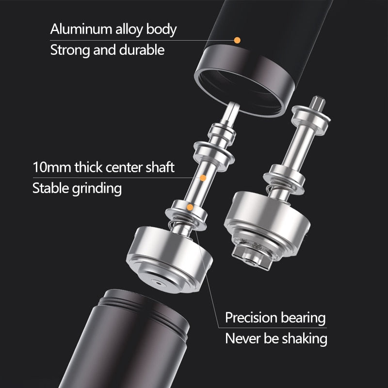 Kingrinder Aluminium Alloy Manual Coffee Grinder K0 K1 K2 K3 K4 K5 K6 Portable Coffee Bean Mill Stainless Steel Grinding Core