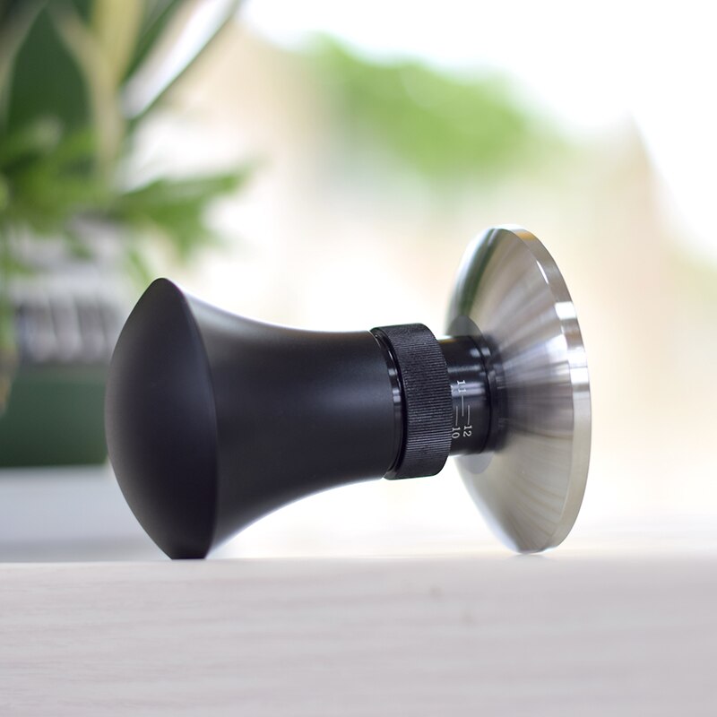 58.5mm Adjustable Depth Coffee Tamper Calibrated Steady Pressure Espresso Distributor Stainless Steel Froce Tamper Barista Tools