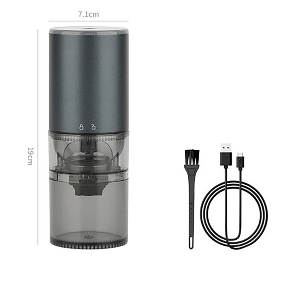 Portable Electric Coffee Grinder Nuts Grains Pepper Coffee Bean Grinder USB Grinder Machine Home Travel Ceramic Grinding Core