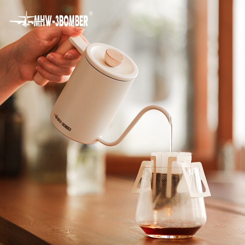 Planet Hand Brewing Kettle Kettle Gooseneck Spout Drip Coffee Maker Kettle Pour Over Pot Set Goose Necked Kettle