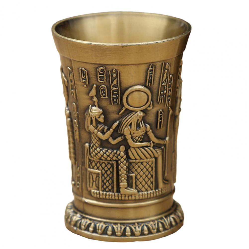 30ML Teacup Queen Apollo Pattern Egypt Wine Glass Coffee Mugs Decorative Shot Cup Cocktails Tea Cup Drinking Cup Tazas De Ter