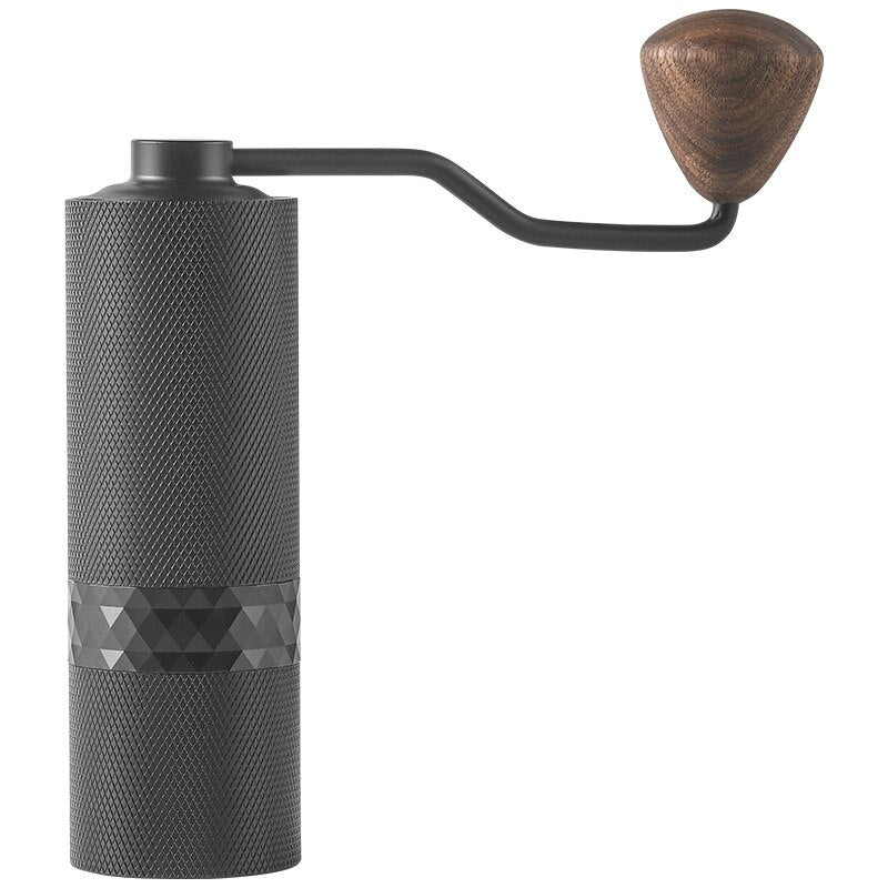 Portable Manual Coffee Grinders SUS420 Fine Steel Grinding Core Bionic Viper Pattern Surface Solid Wood Handle