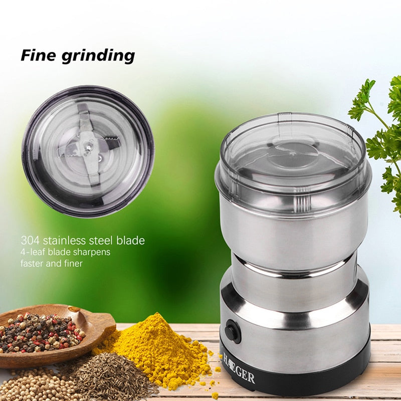 Electric Coffee Grinder Electric Kitchen Tools Multifunctional Cereals Nuts Beans Spices Grains Grinder Machine Coffee Accessori