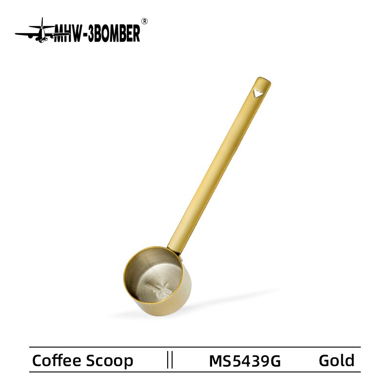 Coffee Scoop 8g Stainless Steel Long Handle Espresso Measuring Scoop Coffee Beans Spoon For Barista