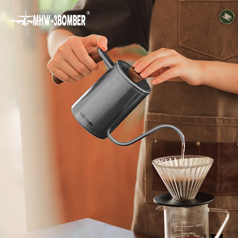 Planet Hand Brewing Kettle Kettle Gooseneck Spout Drip Coffee Maker Kettle Pour Over Pot Set Goose Necked Kettle