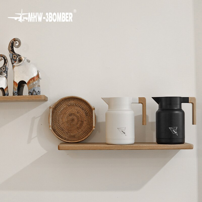 MHW-3BOMBER Thermal Coffee Carafe- 1.2L Vacuum Cup Thermos Bottle Water Bottle Vacuum Thermal Coffee Pots Portable Heat Kettle H