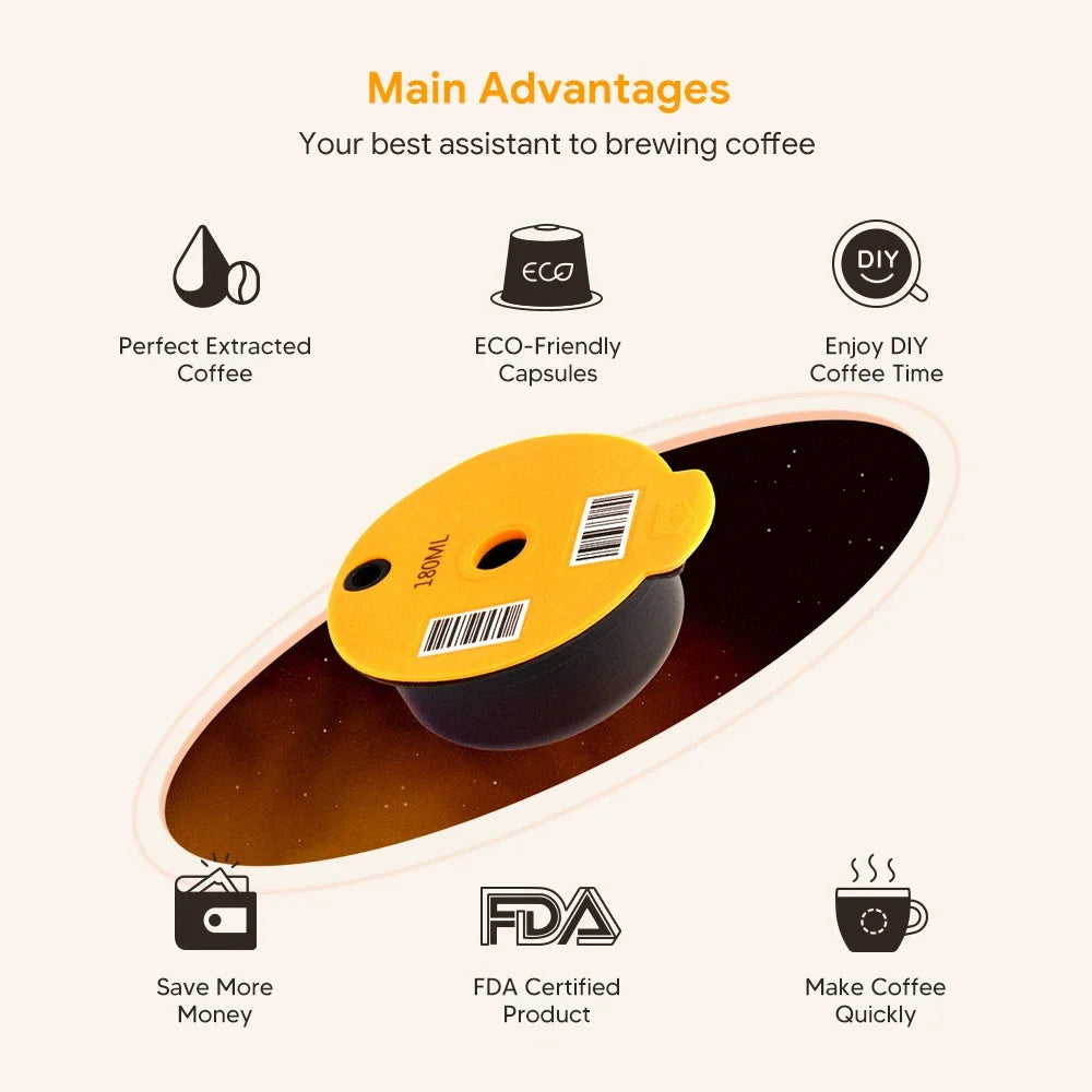 Bosch Tassimo Coffee Capsule Reusing pod capsules Decaffeinated Coffee Compatible with Bosch Tassimo Coffee Machine