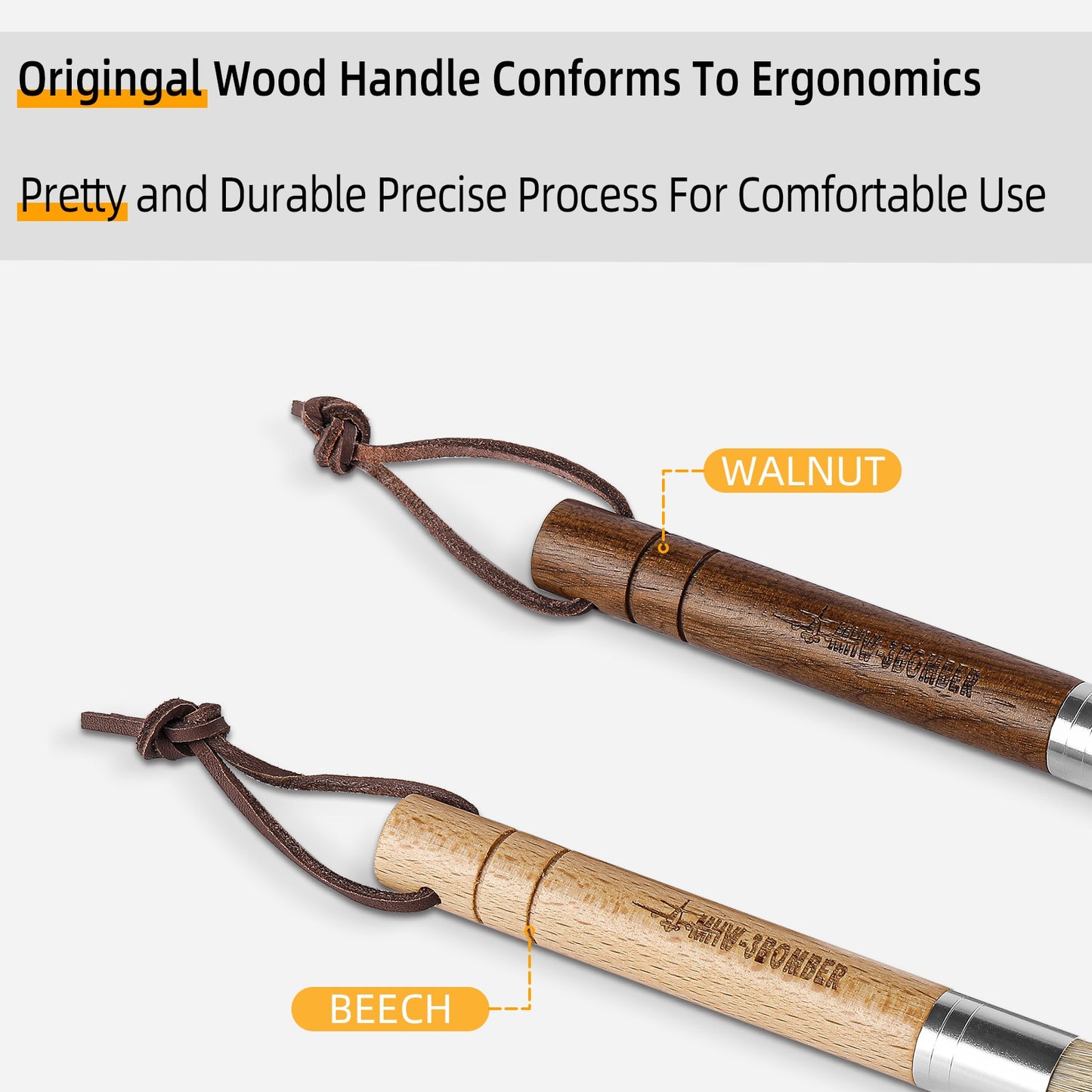 Vintage Coffee Grinder Cleaning Brush Set Retro Barista Cleaning tools Chic Solid Wood Brush Coffee Machine Accessories 1/2/6pcs