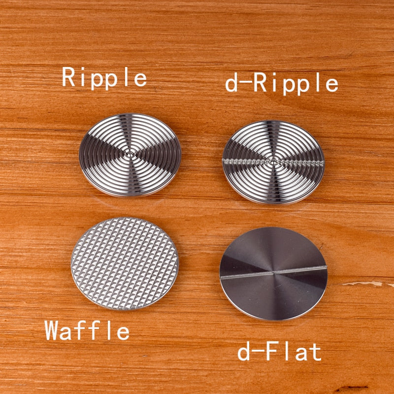 The base of The force tamper parts D-ripple/flat/waffle base 58.5mm the force tamper holder