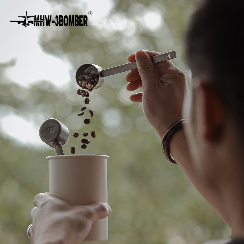 Coffee Scoop 8g Stainless Steel Long Handle Espresso Measuring Scoop Coffee Beans Spoon For Barista