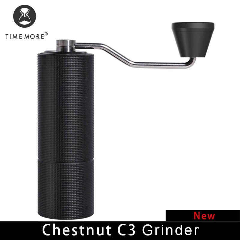 TIMEMORE Manual Grinder Chestnuts C2 C3 Up Hand Adjustable Coffee Burr Steel core Send Cleaning Brush For Kitchen
