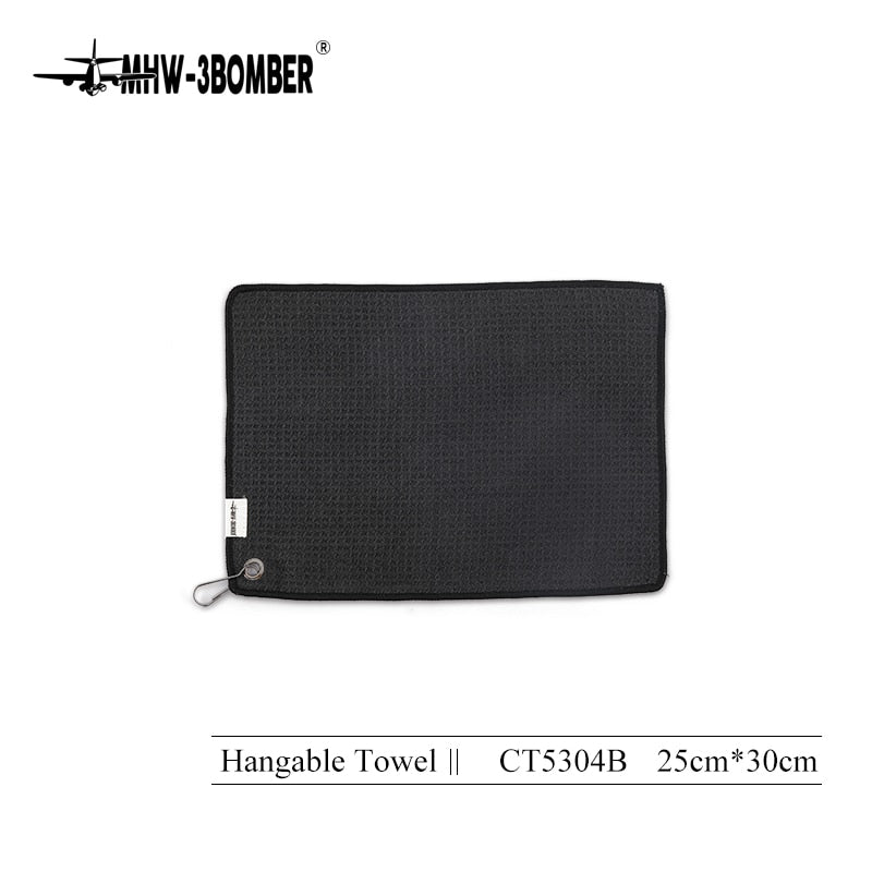 MHW-3BOMBER Hangable Towel With Hanging Ring Coffee Bar Kitchen Cleaning Utensils Coffee Machine Accessories Barista Tools