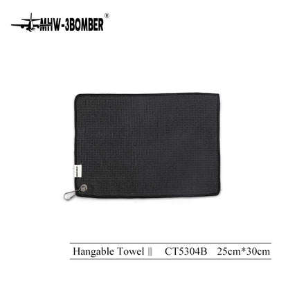 MHW-3BOMBER Hangable Towel With Hanging Ring Coffee Bar Kitchen Cleaning Utensils Coffee Machine Accessories Barista Tools