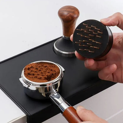 21 Needle Espresso Stirrer WDT Tool, Espresso Distribution Tool for 51mm 54mm 58mm Portafilter, Coffee Powder Stirring Tool