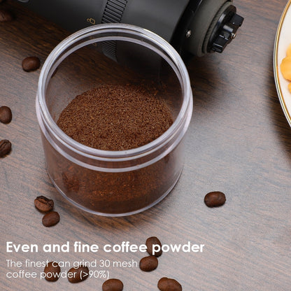 Portable Electric Coffee Grinder Nuts Grains Pepper Coffee Bean Grinder USB Grinder Machine Home Travel Ceramic Grinding Core