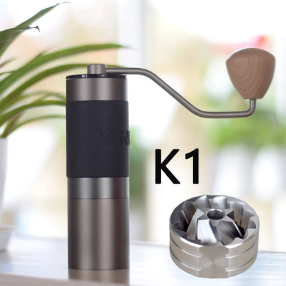 Kingrinder manual coffee grinder portable mill 420stainless steel 38mm/48mm burr K0/K1/ k2 /k3