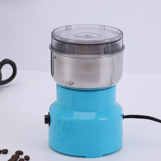 Household Coffee Grinder Stainless Steel Practical Electric Spice Grinder Safety Lightweight Anti-corrosion for Soybean Cinnamon