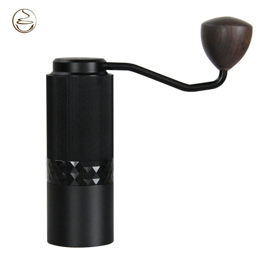 Household Hand Brewed Coffee Grinder Anti-slip Portable Hand Crank Bean Grinder Titanium Grinding Core Double Bearing Fixation